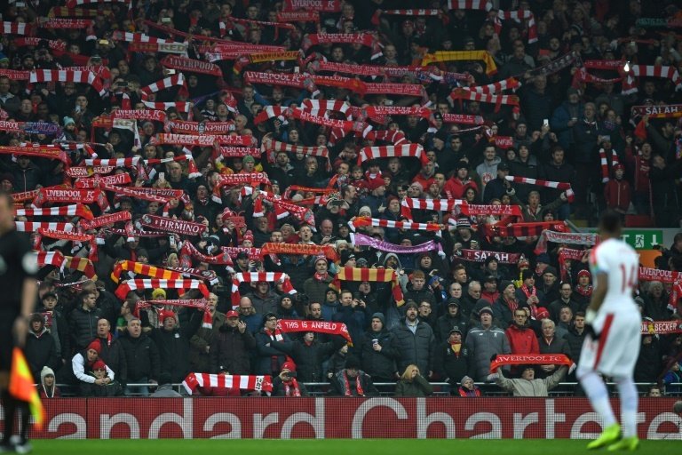 Anfield is famed for its atmosphere. AFP