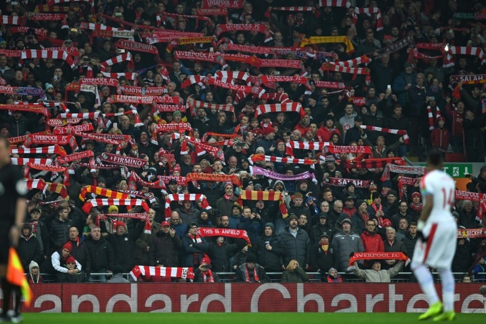 El Liverpool cuida a sus hinchas: no sube los precios del abono. AFP