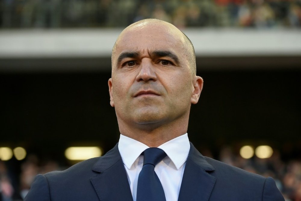 Martinez évoque le match face à la France. AFP