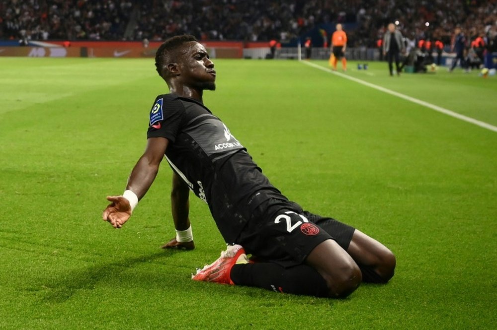 Gueye a refusé de jouer avec le flocage pour la lutte contre l'homophobie. AFP