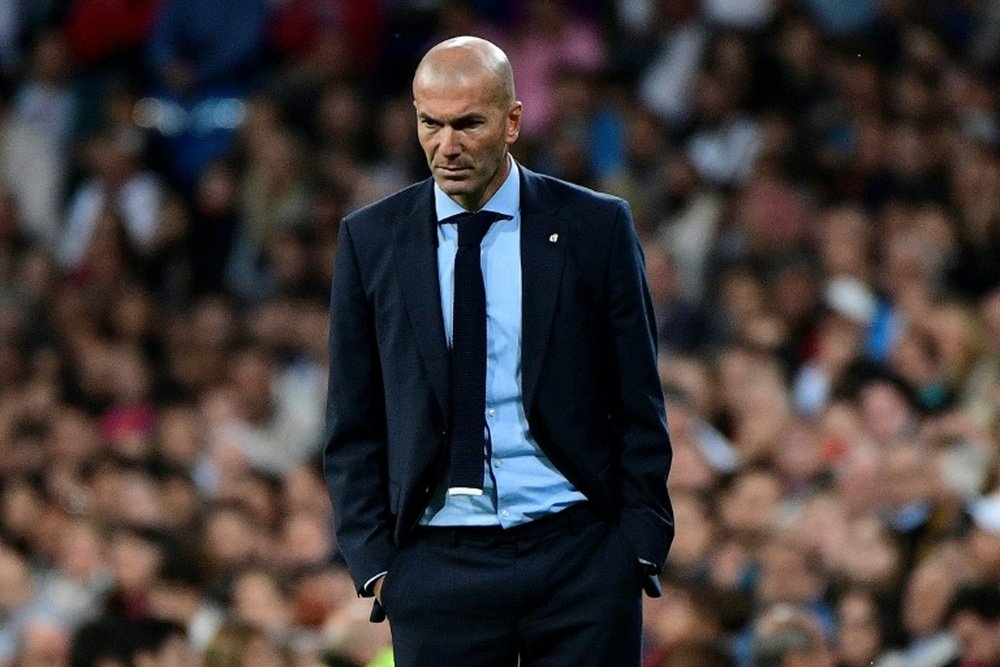 Zinédine Zidane, l'entraîneur du Real Madrid. AFP