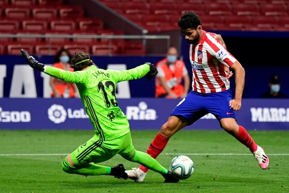 Diego Costa reprend les bonnes vieilles habitudes. AFP