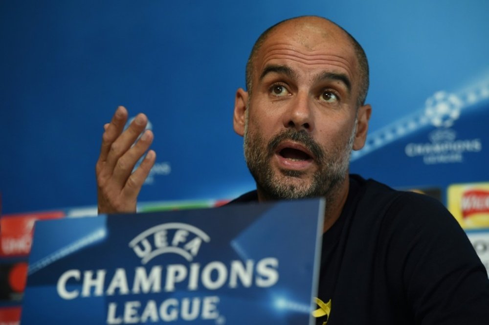 Guardiola wants to continue City's dominance in their final five games. AFP