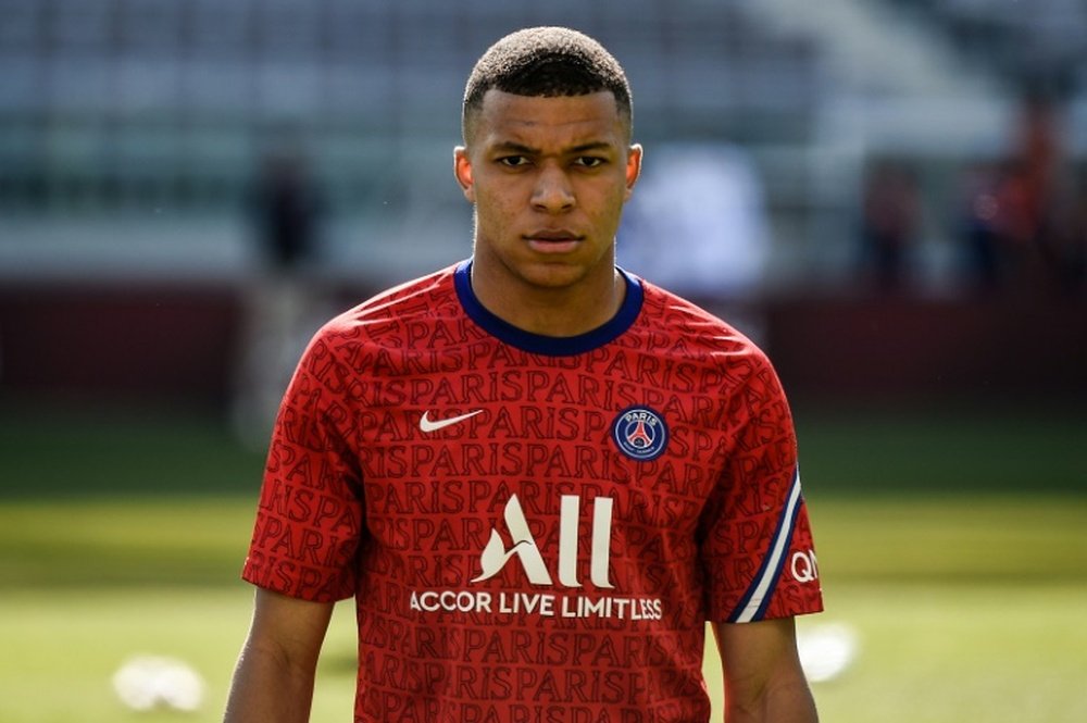 Mbappe has told PSG he will be leaving. AFP