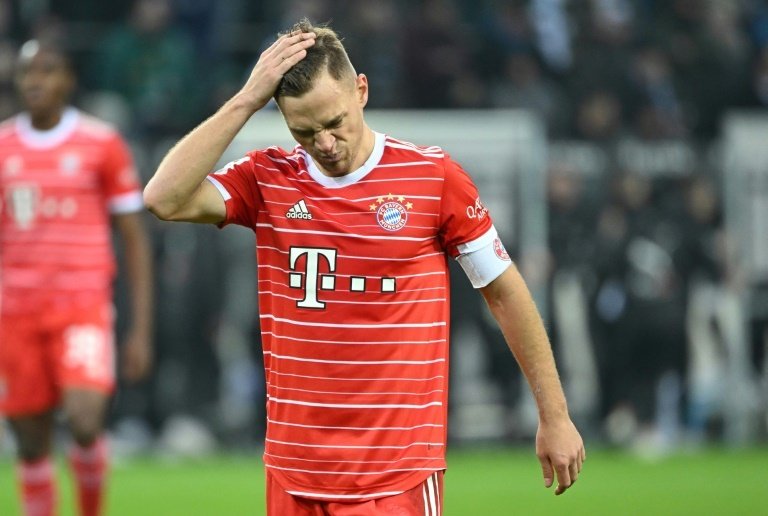 The Bayern players did not take their defeat against Bochum well. AFP