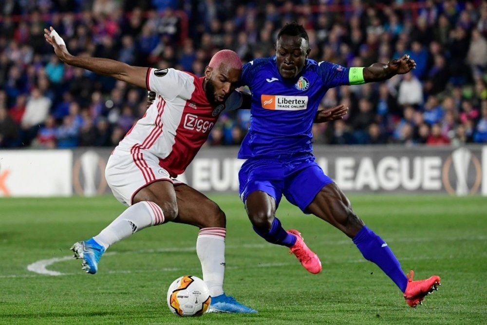Ajax é multado por confusão contra o Getafe. AFP