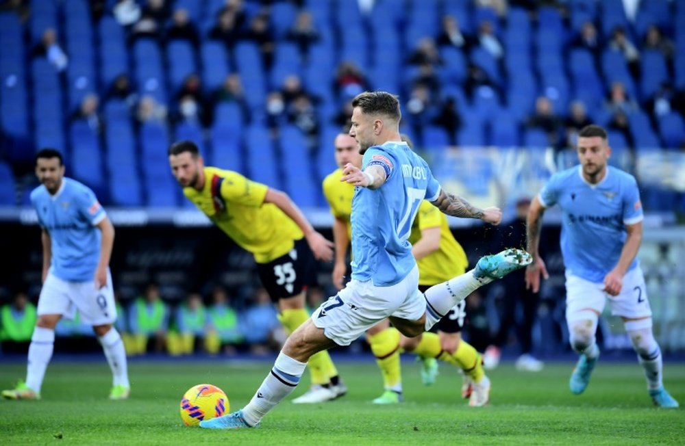 Le formazioni ufficiali di Porto-Lazio. AFP