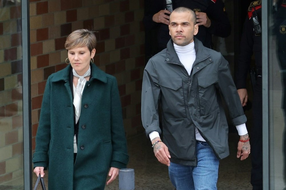 Dani Alves released from prison. AFP