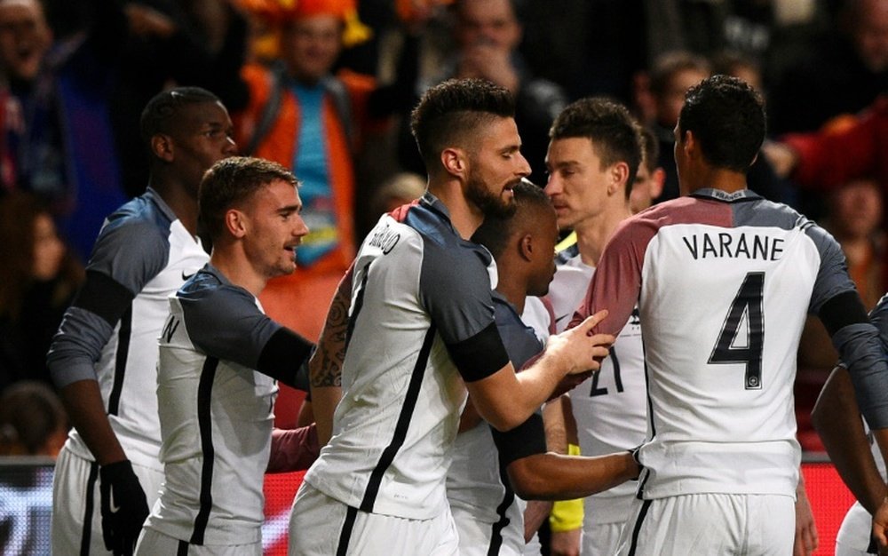 L'équipe de France, deuxième du groupe A, reçoit la sélection 'oranje'. AFP