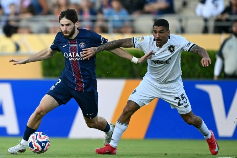 Kvaratskhelia urged his side to play as they always do against Real Madrid. AFP