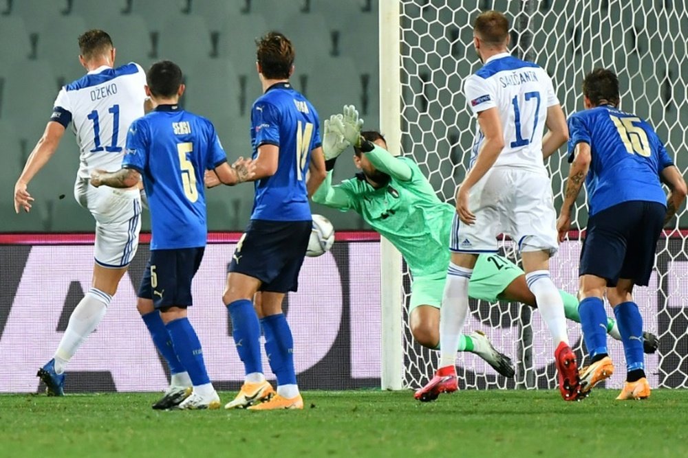 L'Italia pareggia contro la Bosnia. AFP