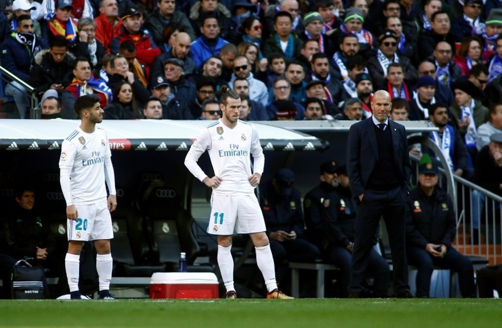 Bale confie qu'il n0'est pas proche de Zidane. AFP