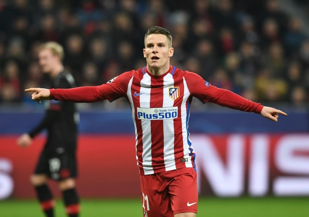 Gameiro's time in Madrid is set to come to an end. AFP