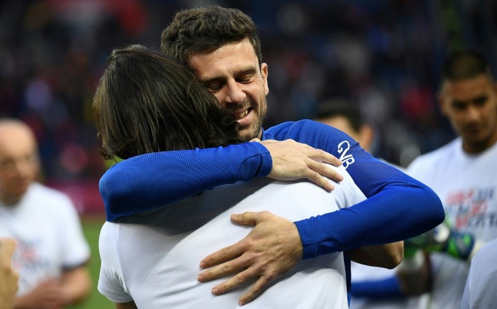 Thiago Motta puso punto y final a su carrera. AFP