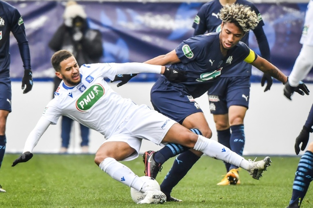 Boubacar Kamara sort du silence sur son avenir. AFP