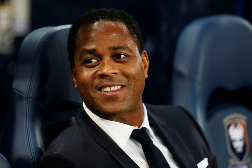 L'ancien footballeur international néerlandais Patrick Kluivert, le 16 septembre 2016 à Caen. AFP