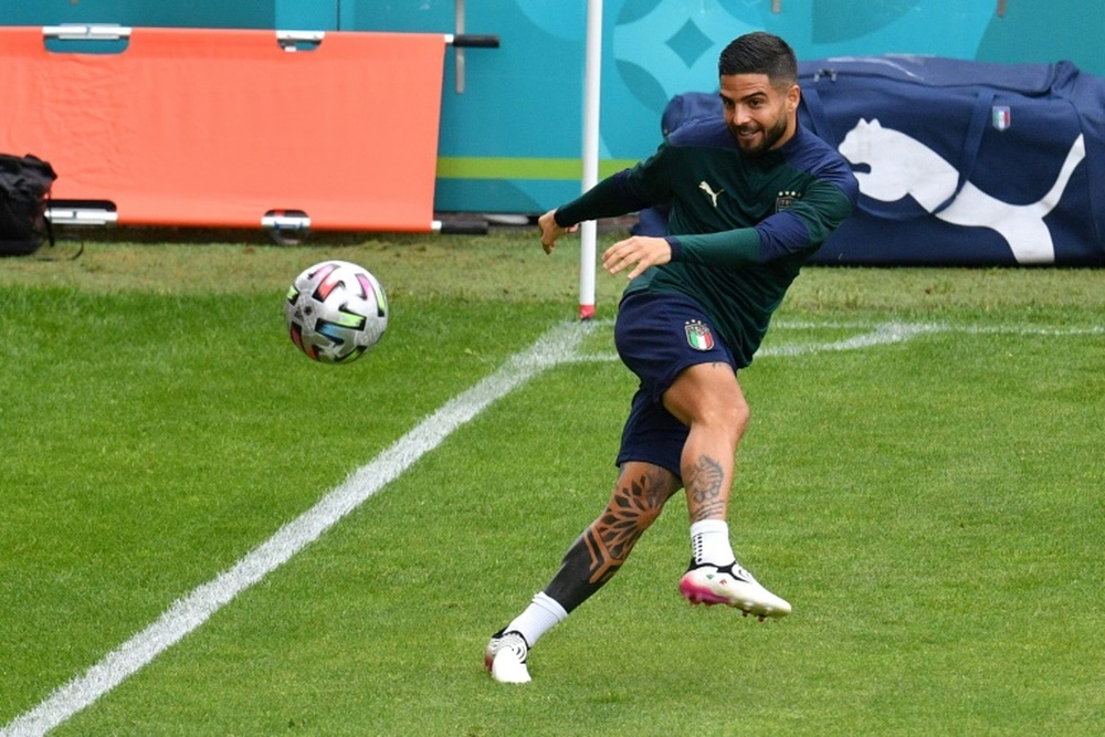 Insigne está en su último año de contrato. AFP/Archivo