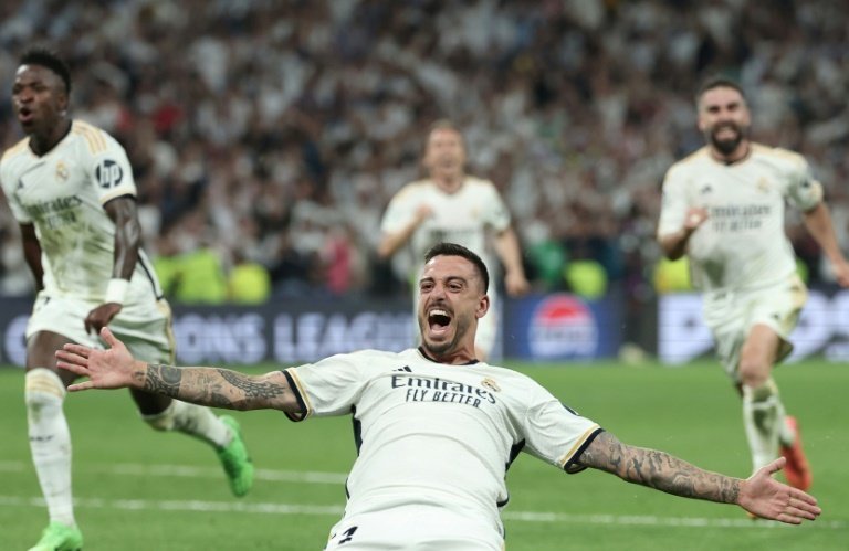 Joselu wants to stay at Madrid. AFP