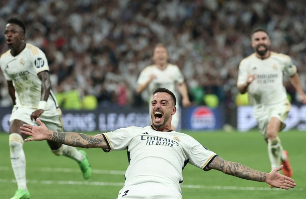 Real Madrid will not be able to count on Joselu Mato next season. AFP