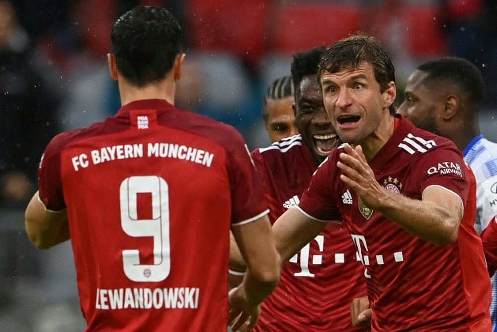 Müller revient sur le départ de Lewandowski. AFP