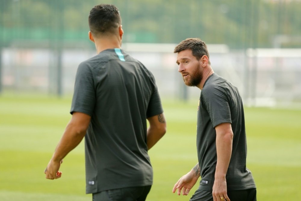 Messi travelled to Dortmund. AFP