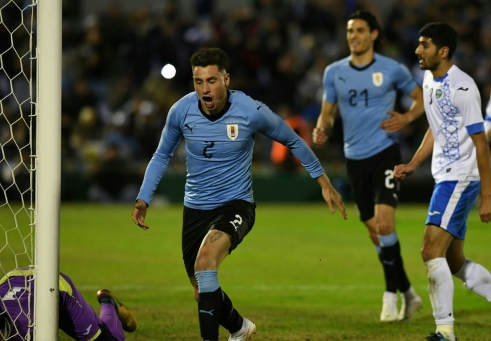 Gimenez à sa petite préférence face à l'Argentine. AFP