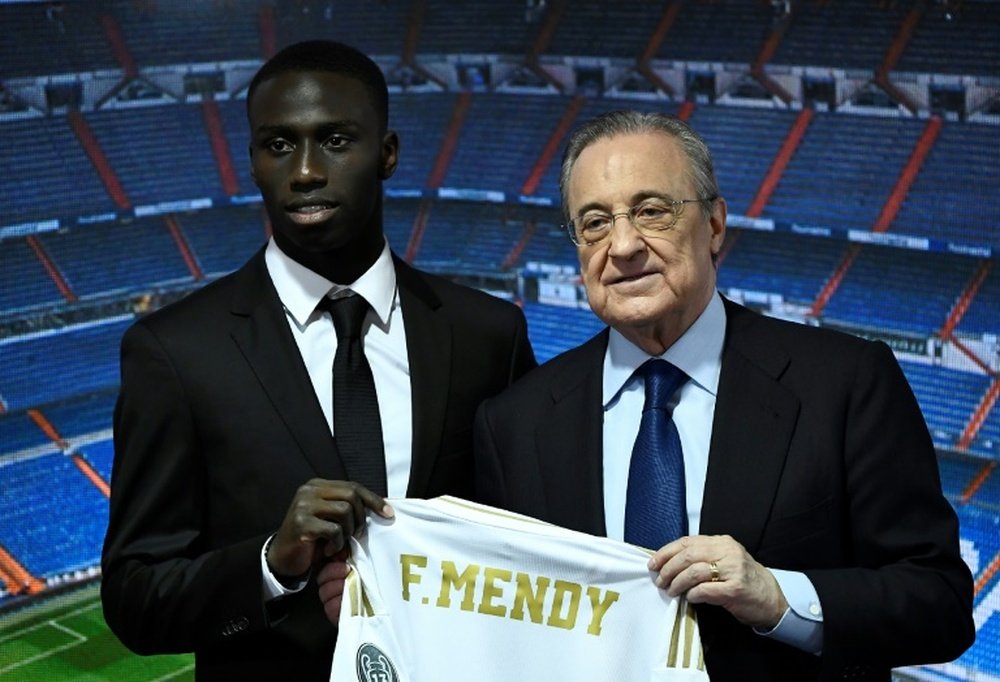 Mendy was officially presented to the public on Wednesday 19 June. AFP