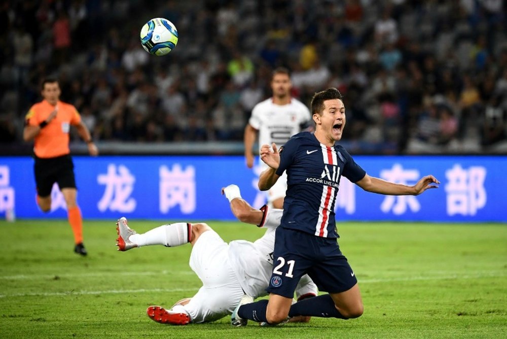 Le PSG a été sacré champion de France. AFP