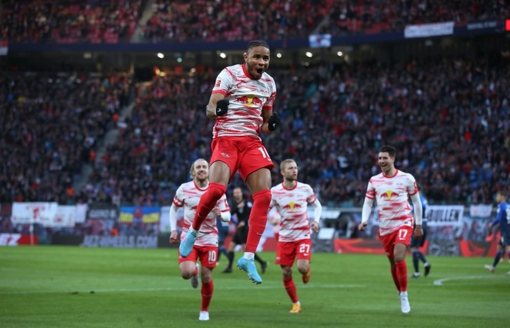 El Chelsea quiere vender a Werner para fichar a Nkunku. AFP