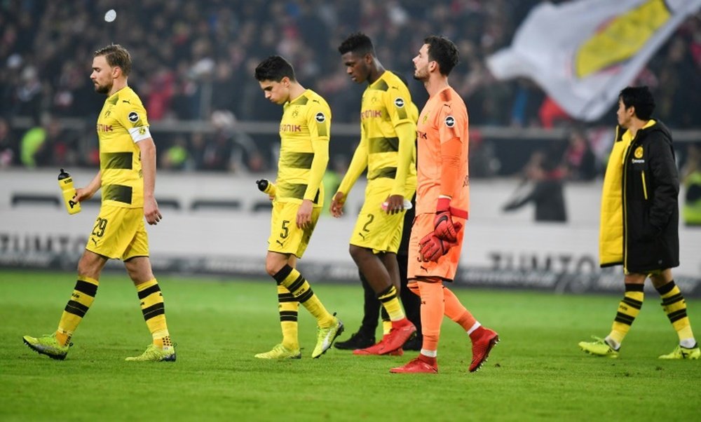 El Borussia vaga sin rumbo por Alemania y busca entrenador. AFP/Archivo