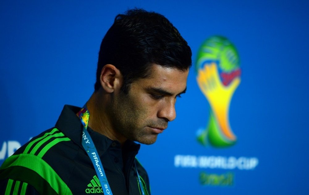El jugador mexicano está en graves problemas. AFP/Archivo