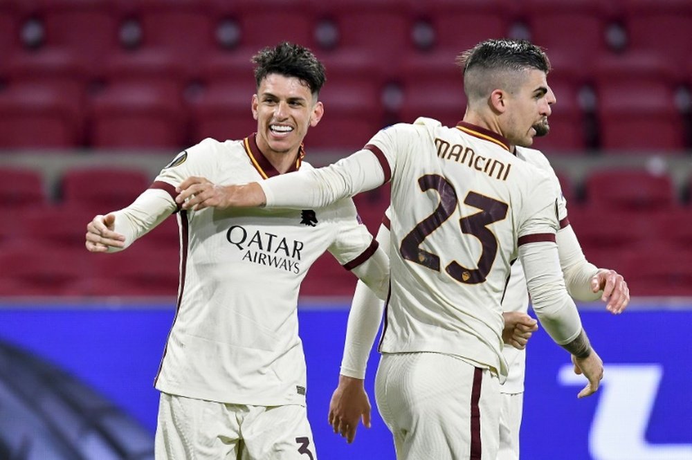 Roma came from behind to win 1-2 at Ajax in the Europa League. AFP