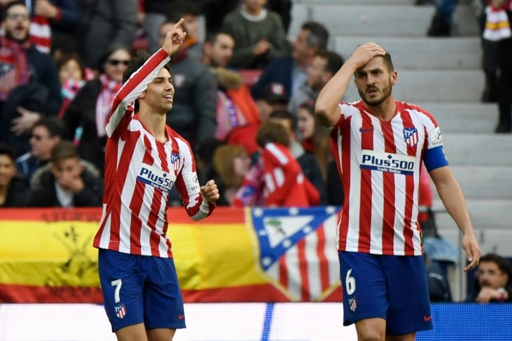 Selon 'Tuttosport', l'Atlético doit pisté un autre attaquant. AFP