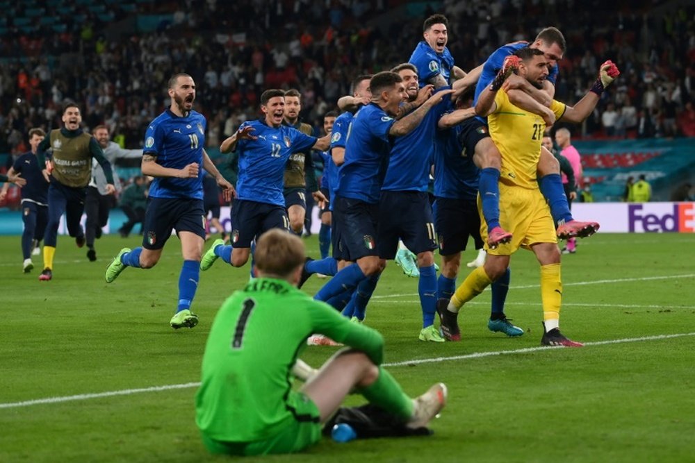 L'Italia ha vinto gil Europei. AFP