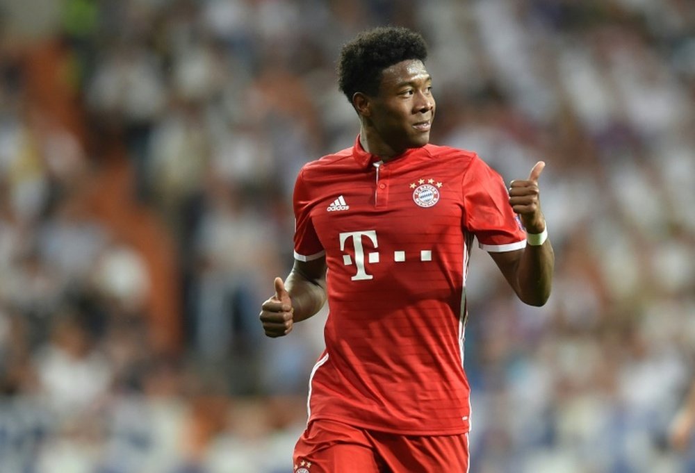 David Alaba quittera le Bayern les larmes aux yeux. afp