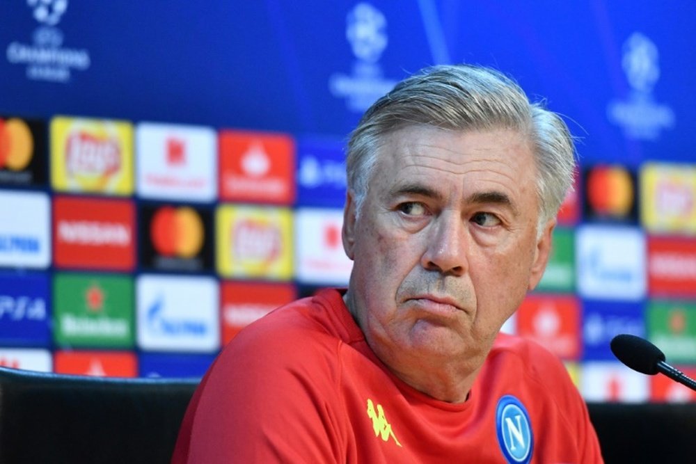 Carlo Ancelotti sees the funny side of Madrid interest in Koulibaly. AFP