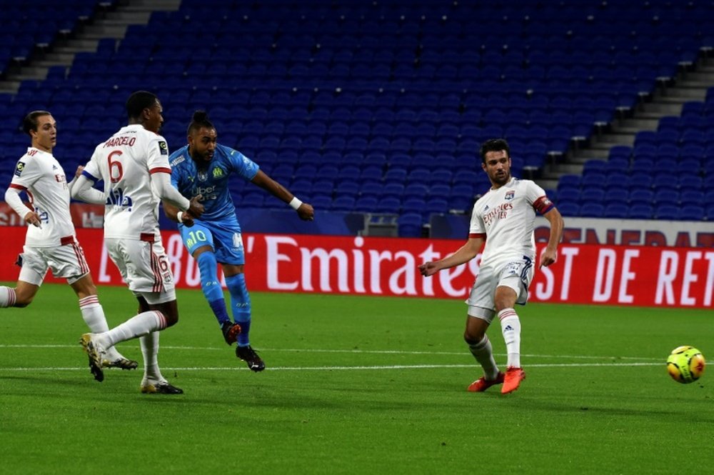 Payet a vu rouge contre Lyon. AFP