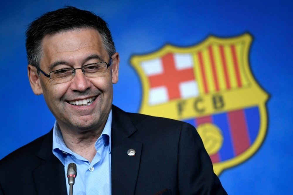 Josep Maria Bartomeu is open to resigning if the vote calls for it. AFP