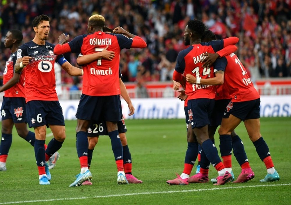 Les compos probables du match de Ligue 1 entre Lille et Strasbourg. AFP