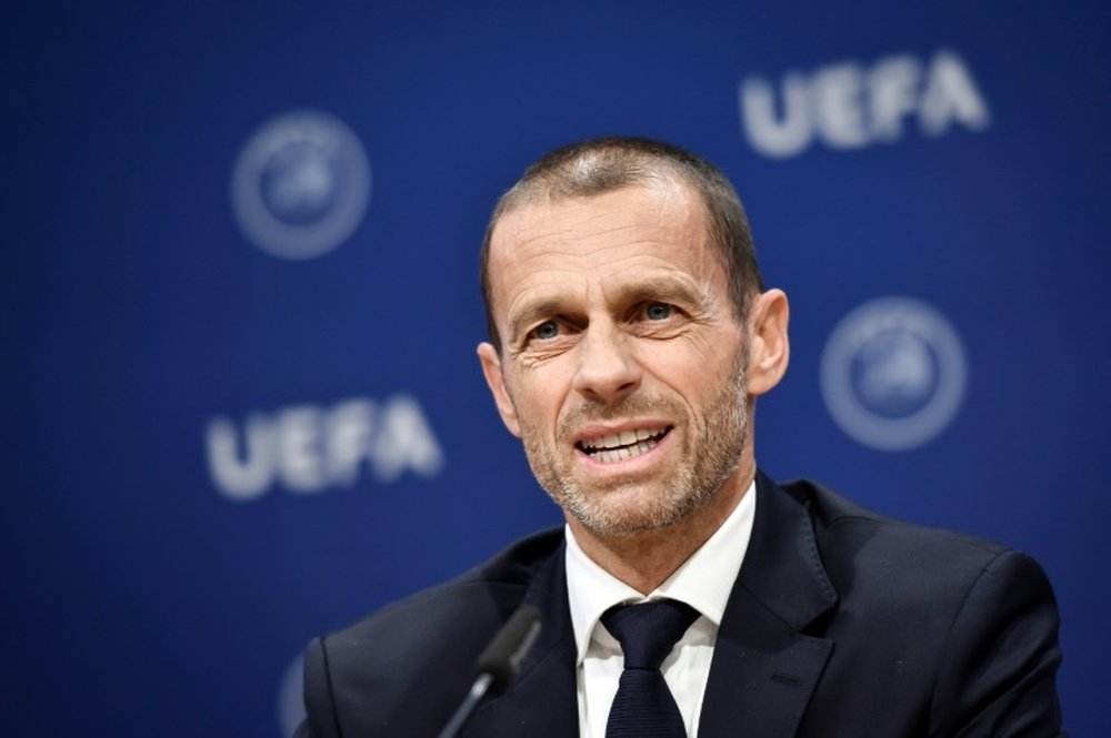 Janez Janša atacó a la UEFA. AFP