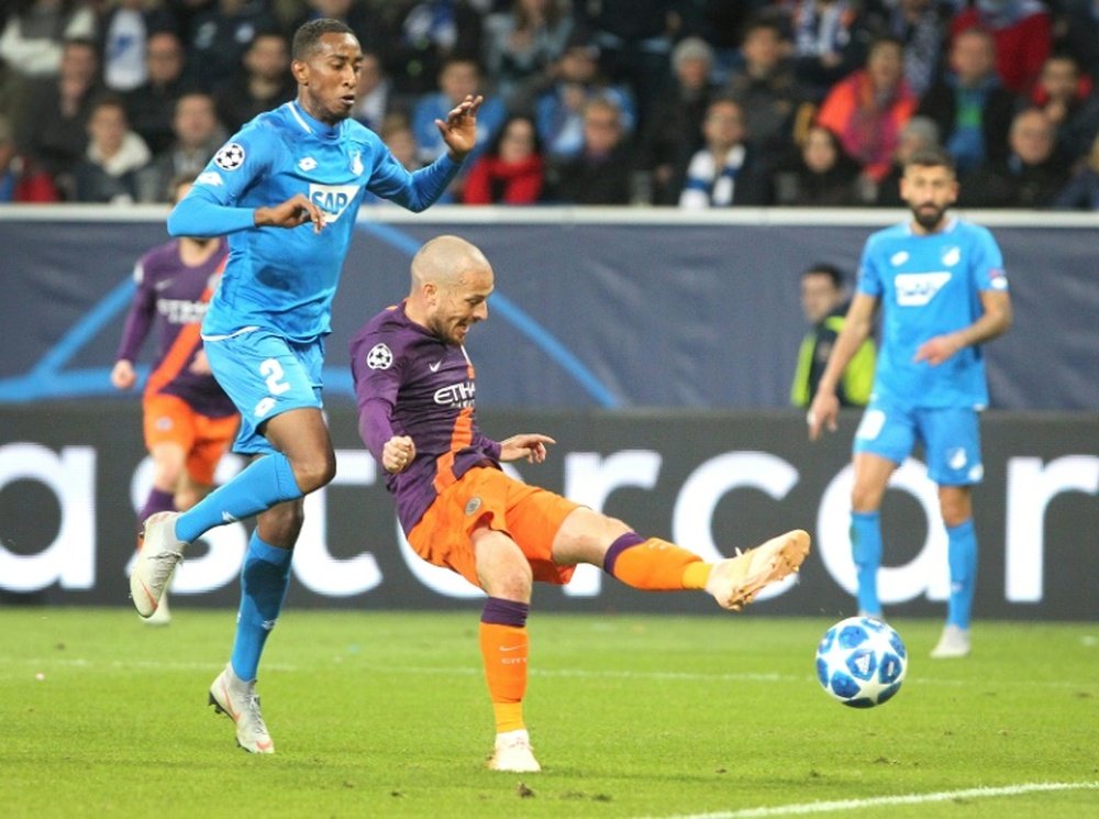 City stalwart David Silva nicked a late winner in their Champions League clash with Hoffenheim. AFP