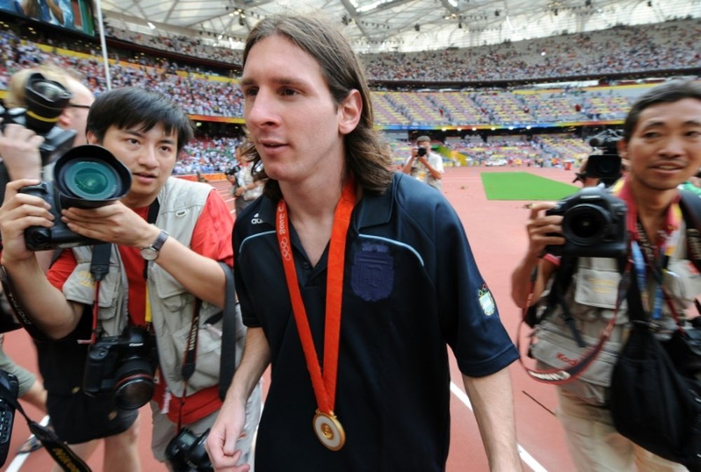 A estrela argentina conquistou o troféu em Pequim em 2008. AFP