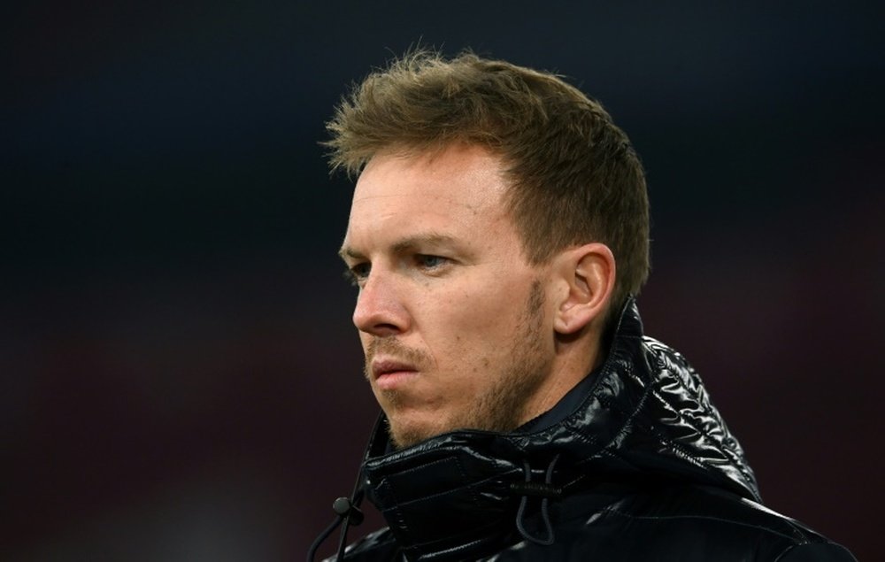 Nagelsmann, not at all happy with the work of the sporting directors. AFP