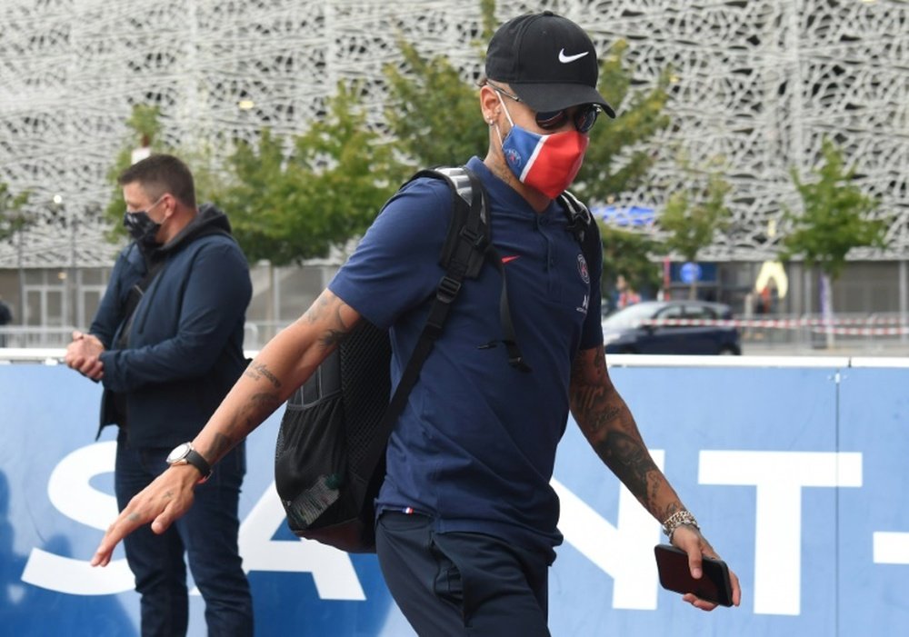 Neymar podría estar recuperado para la tercera jornada de la Ligue 1. AFP