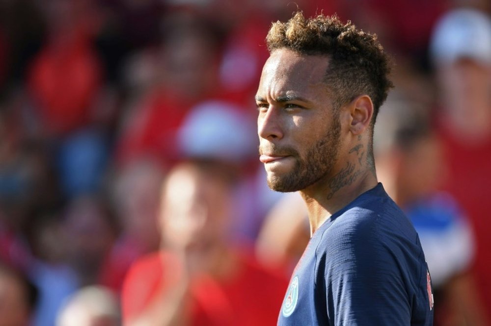 Neymar volta ao PSG e deve ser relacionado contra o Strasbourg. AFP