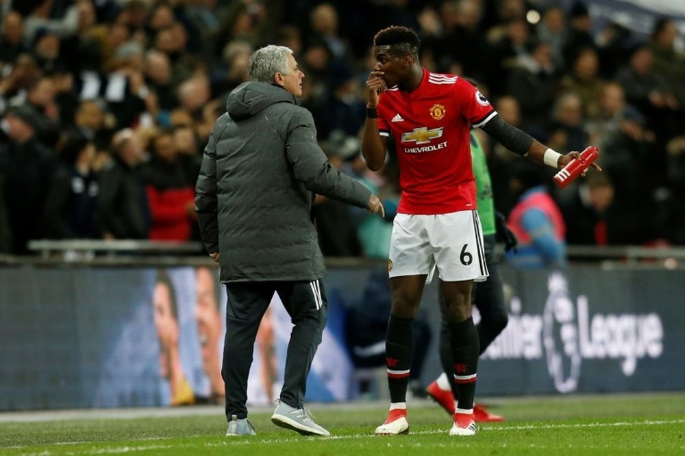 Jose Mourinho might be open to selling Paul Pogba for the right deal. AFP