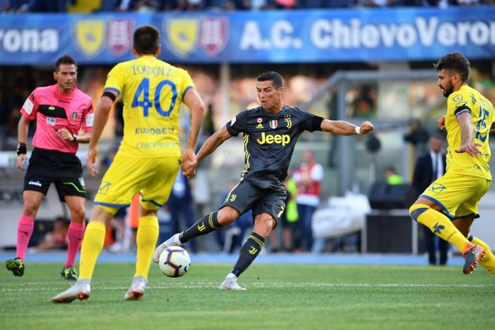Juventus y Lazio se enfrentan en la segunda jornada de Serie A. AFP