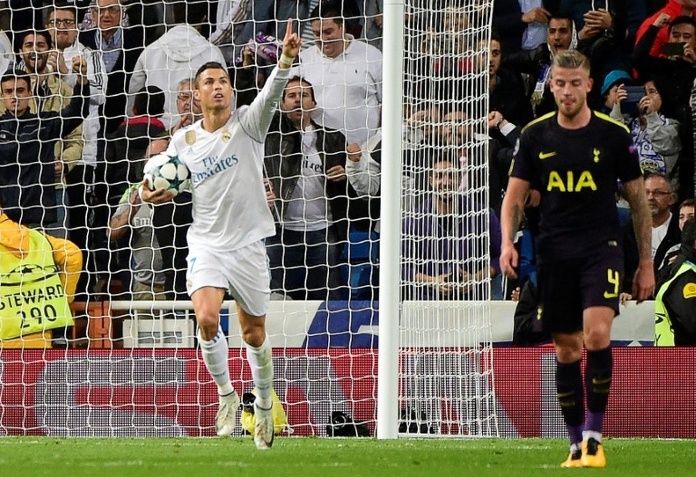 Cristiano es sinónimo de gol en Europa. AFP/Archivo
