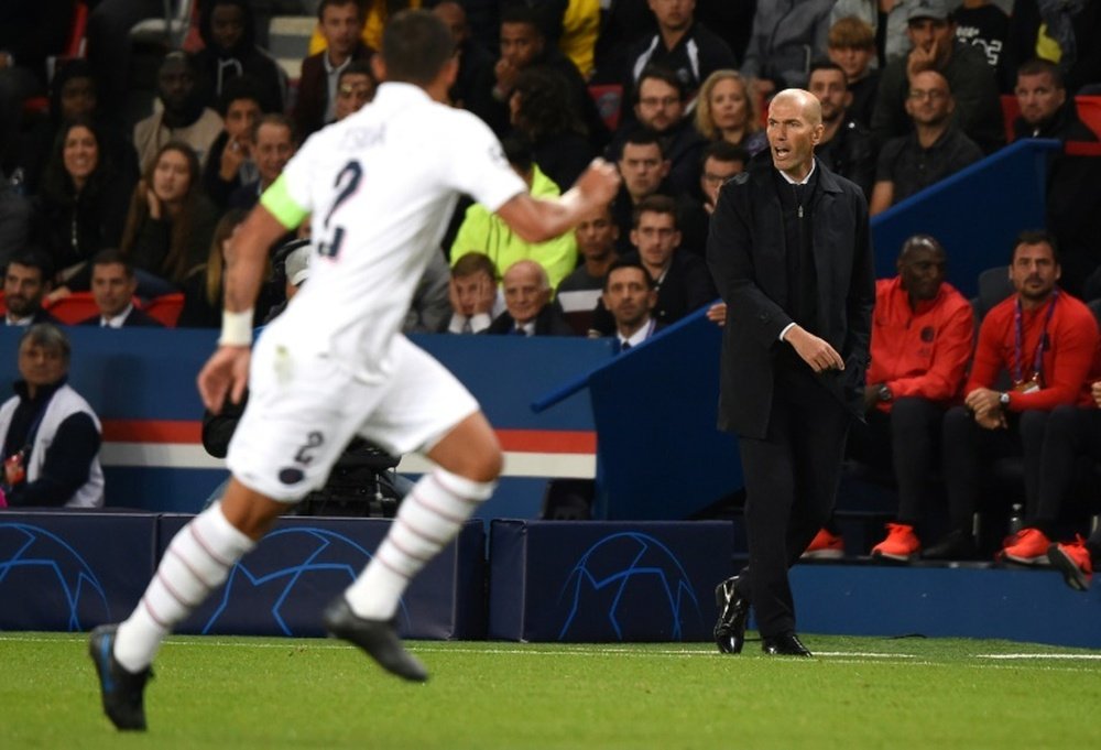 Zidane n'a plus d'inspiration. AFP