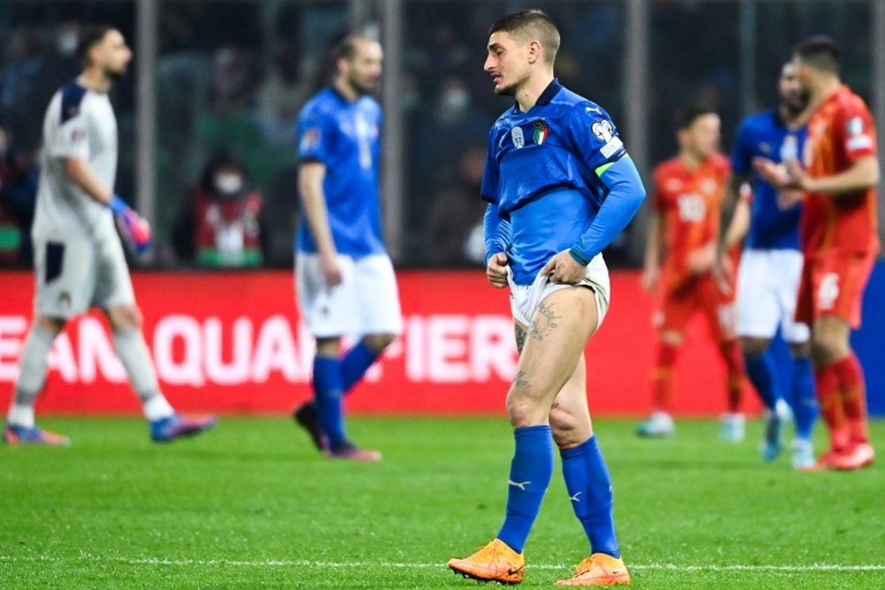 L'Italie n'ira pas à la Coupe du monde. AFP